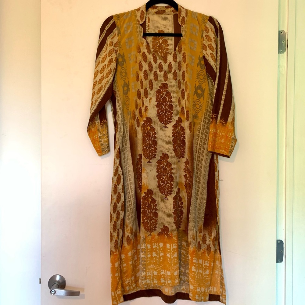 Handmade Floral Tunic, Size S/M